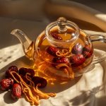 Hướng dẫn cách hãm trà đông trùng hạ thảo táo đỏ thơm ngon bổ dưỡng